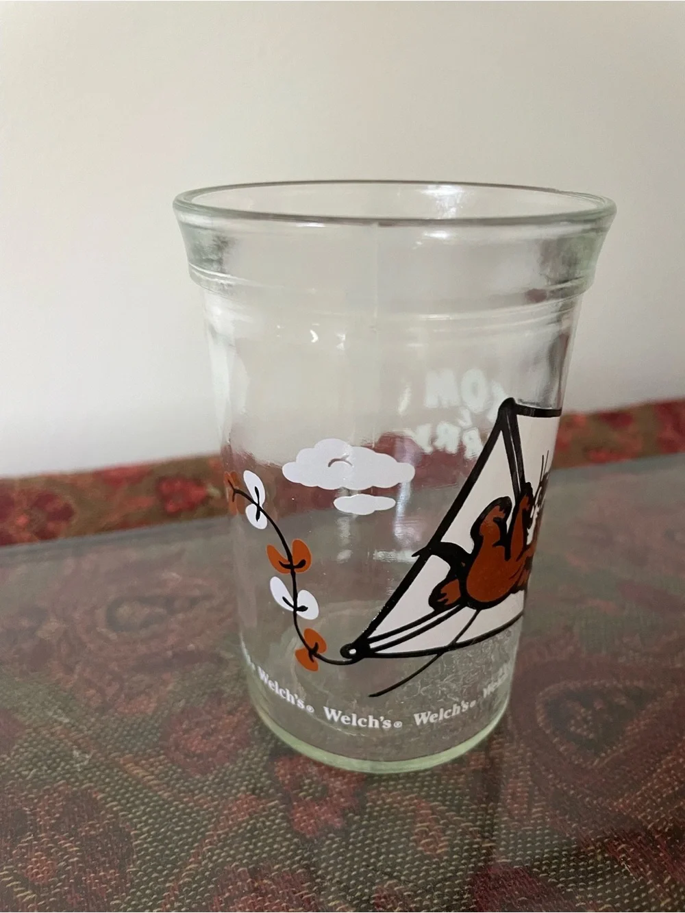 Vintage Welch's Juice Glass Tom & Jerry Kite